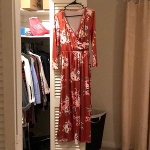 Floral maxi dress